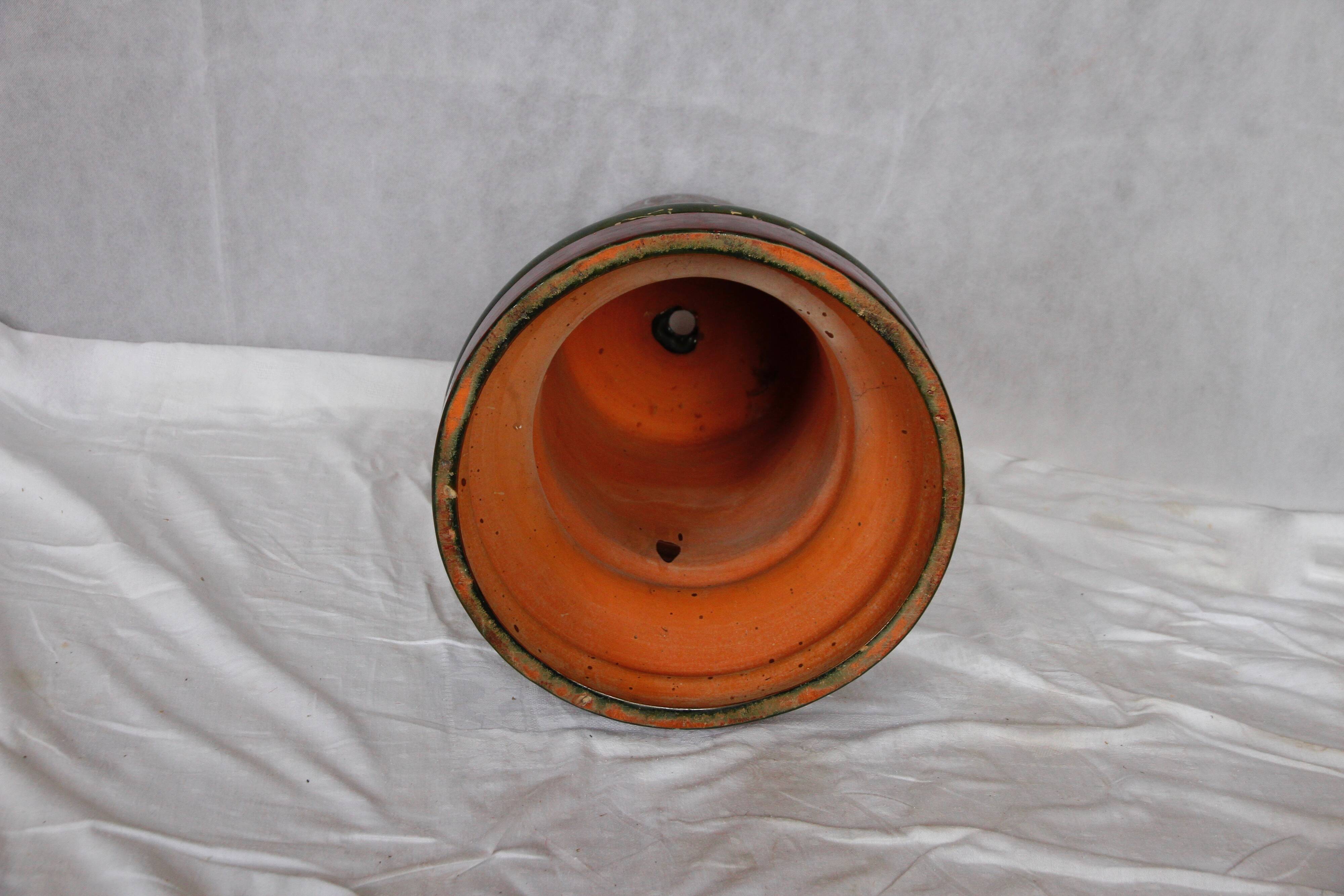 Truncated column / glazed terracotta harness, 20th century