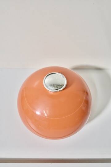 Vintage Ice Bucket - Orange Bakelite - 70s