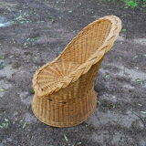 Rattan armchair