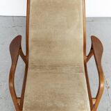 Fauteuil et repose-pieds Lamino par Yngve Ekström pour Swedese