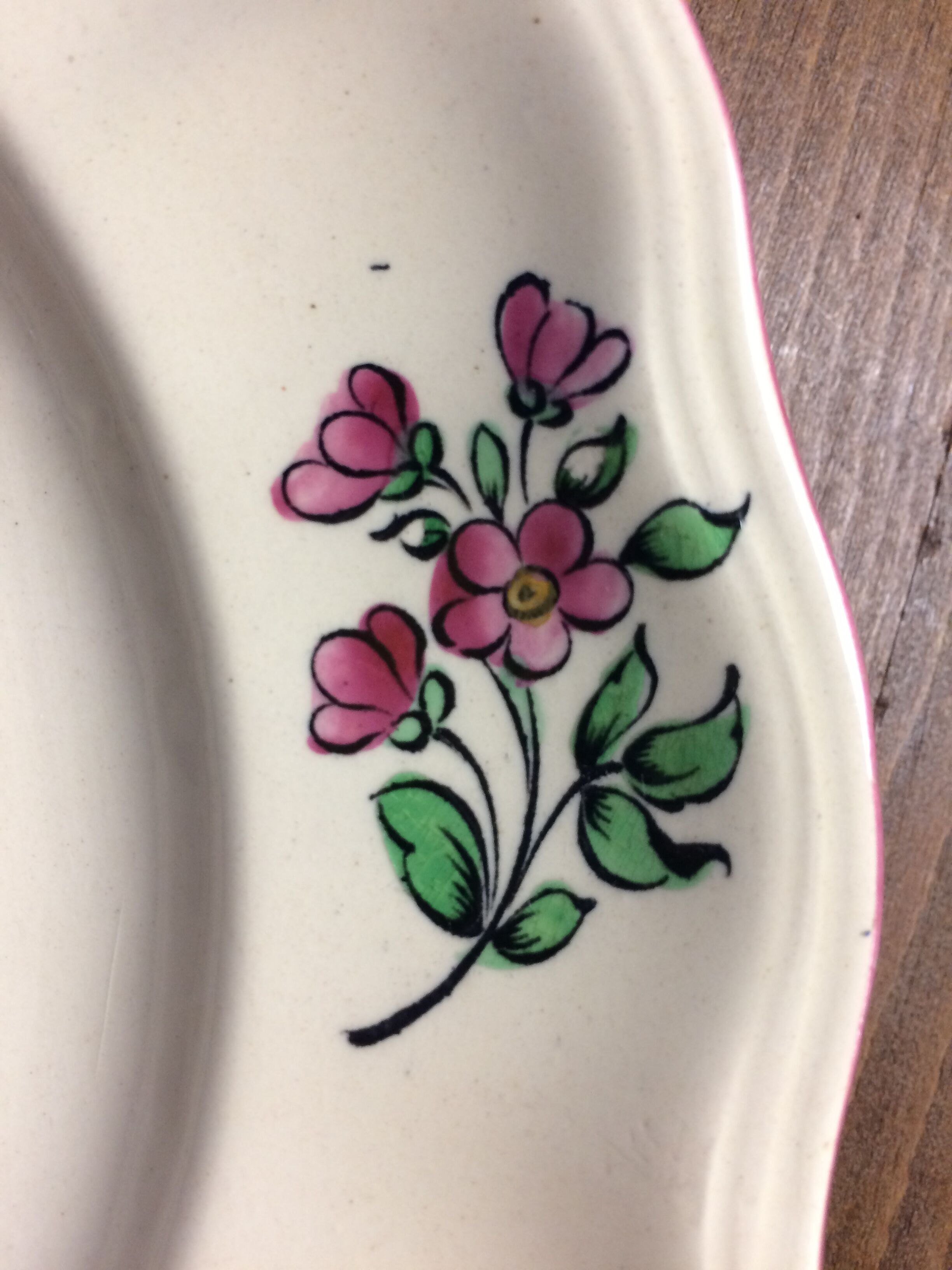 Lunéville earthenware plate