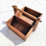tool box or other old wood with 2 compartments