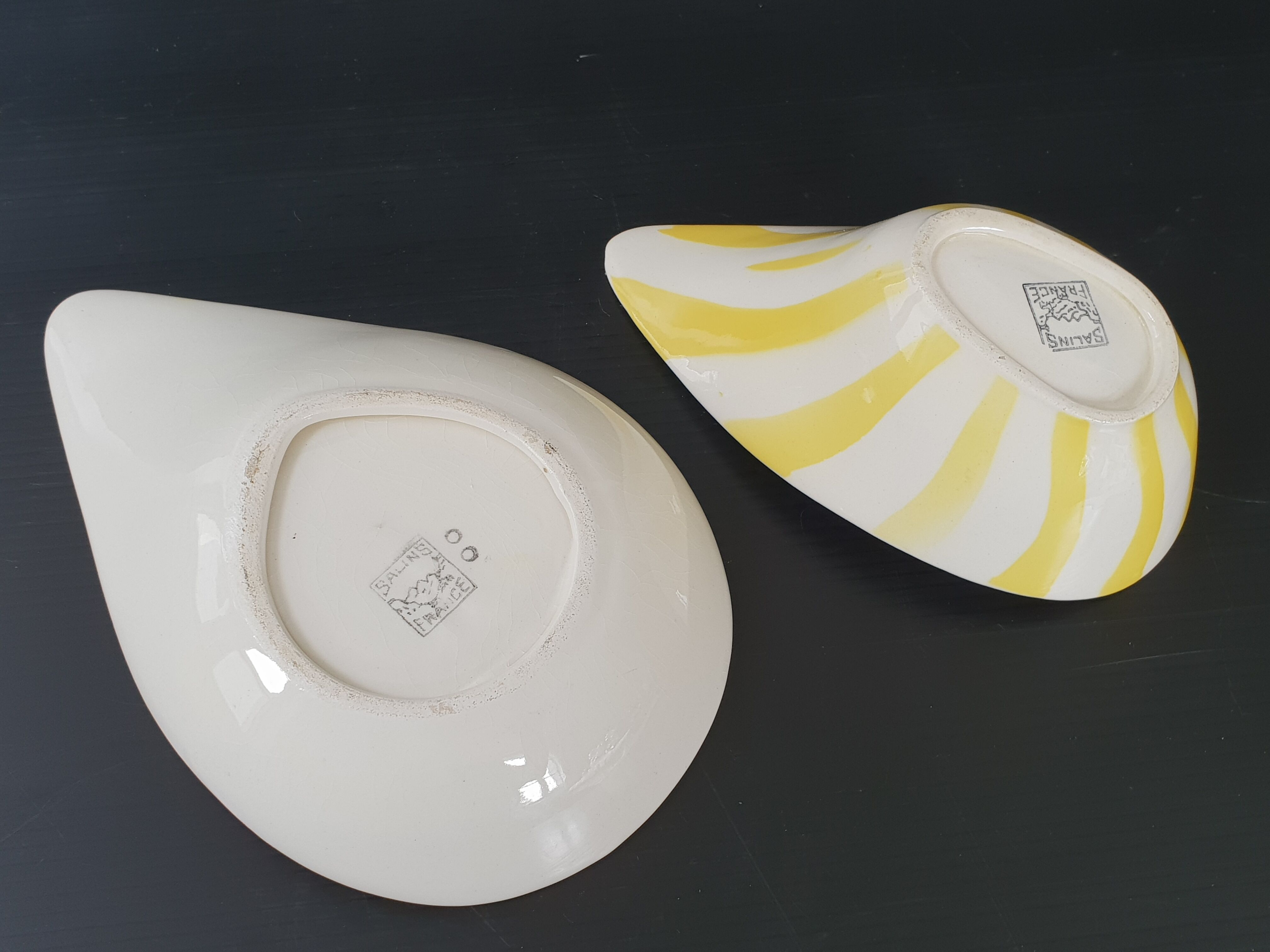 Ramequin & Sauceboat Salins 1950 vintage