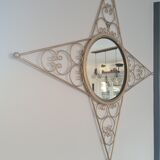 Vintage star mirror 86 x 86 cm
