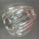 Abat jour suspension verre moulé vers 1960