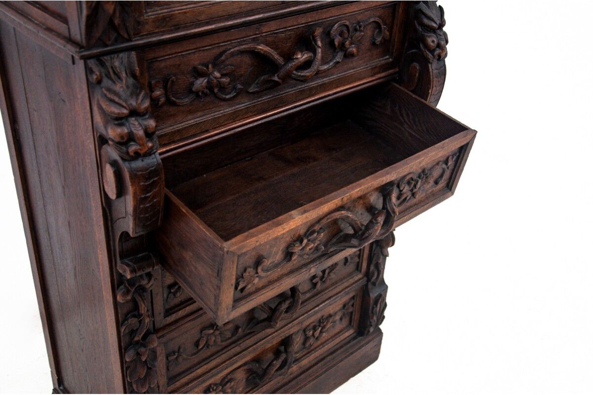 Antique chest of drawers, France, mid 19th century.