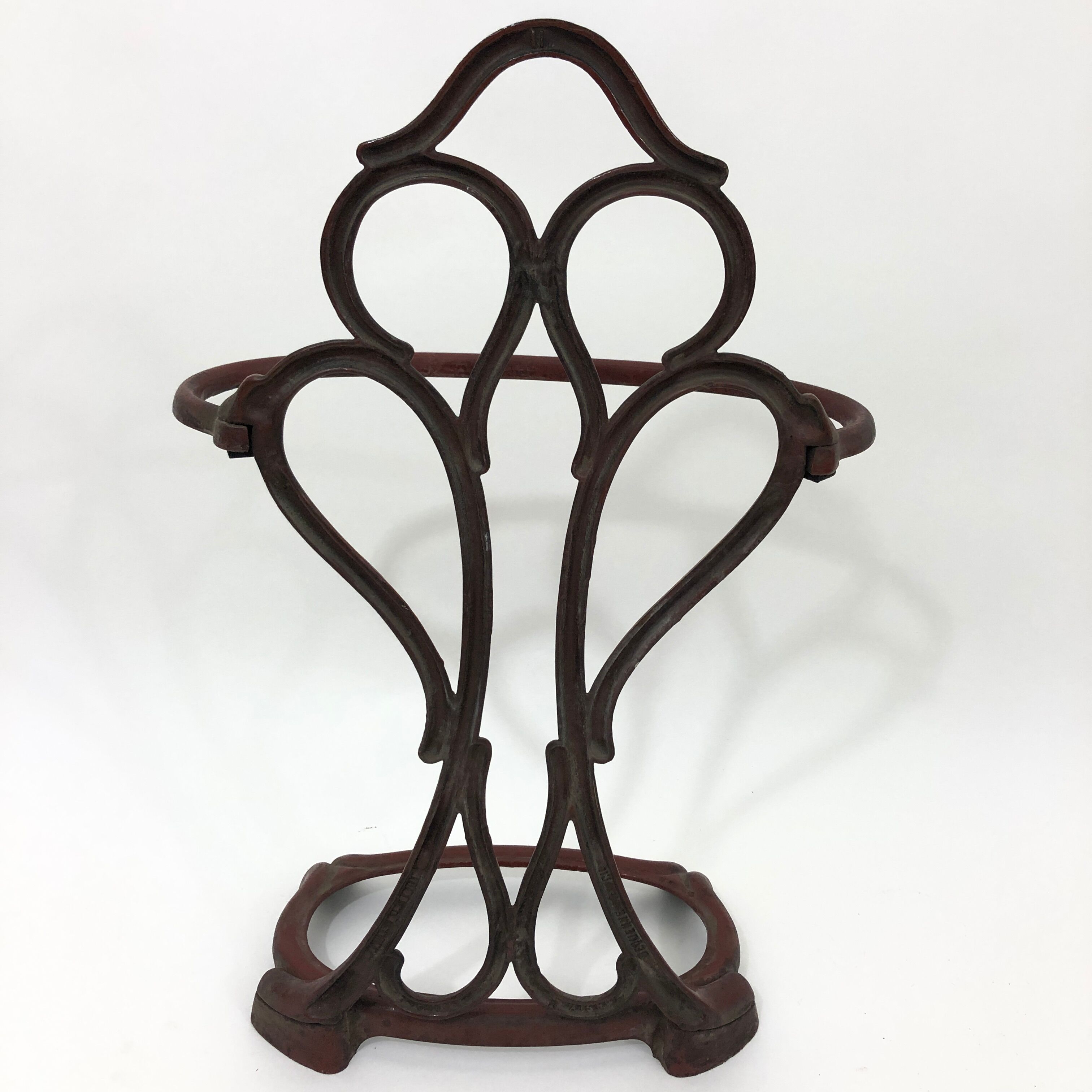 Red-cast iron umbrella door