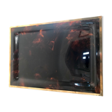 Lucite tray and vintage brass