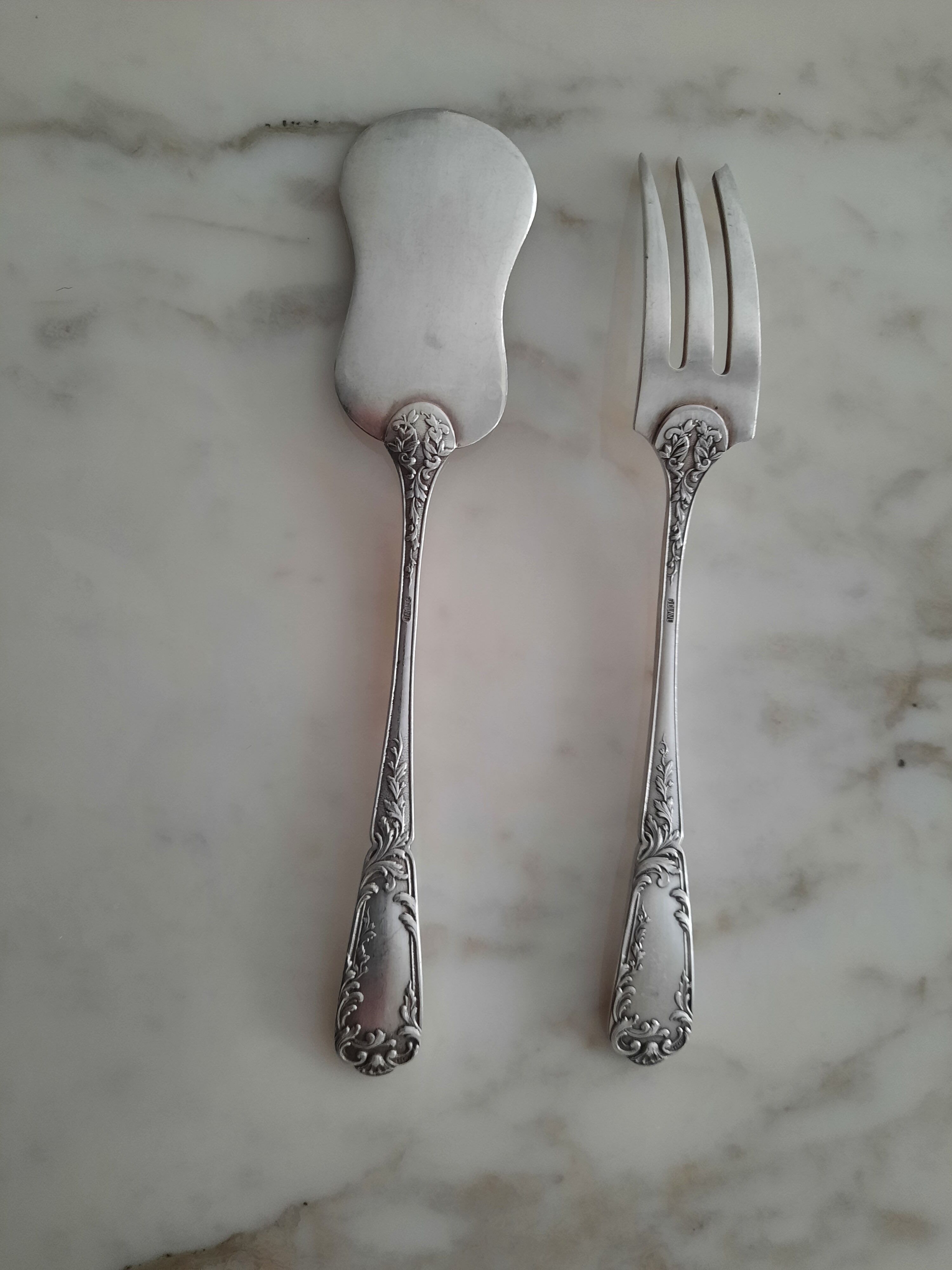 Solid silver collector's cutlery