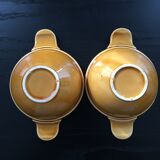 Pair of Provençal yellow bowls