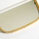 A pair of rare Mid Century "Münchener Zierspiegel" brass wall mirrors