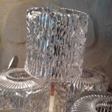 Tulipe en verre moulé