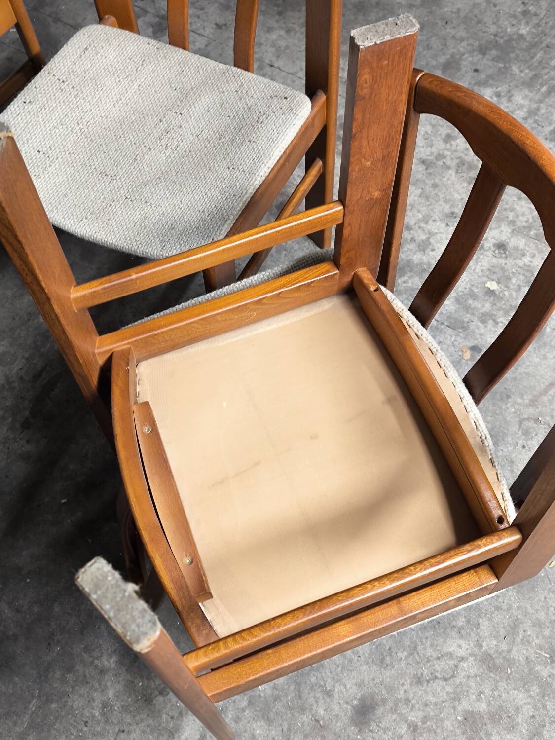Vintage Baumann elm chairs