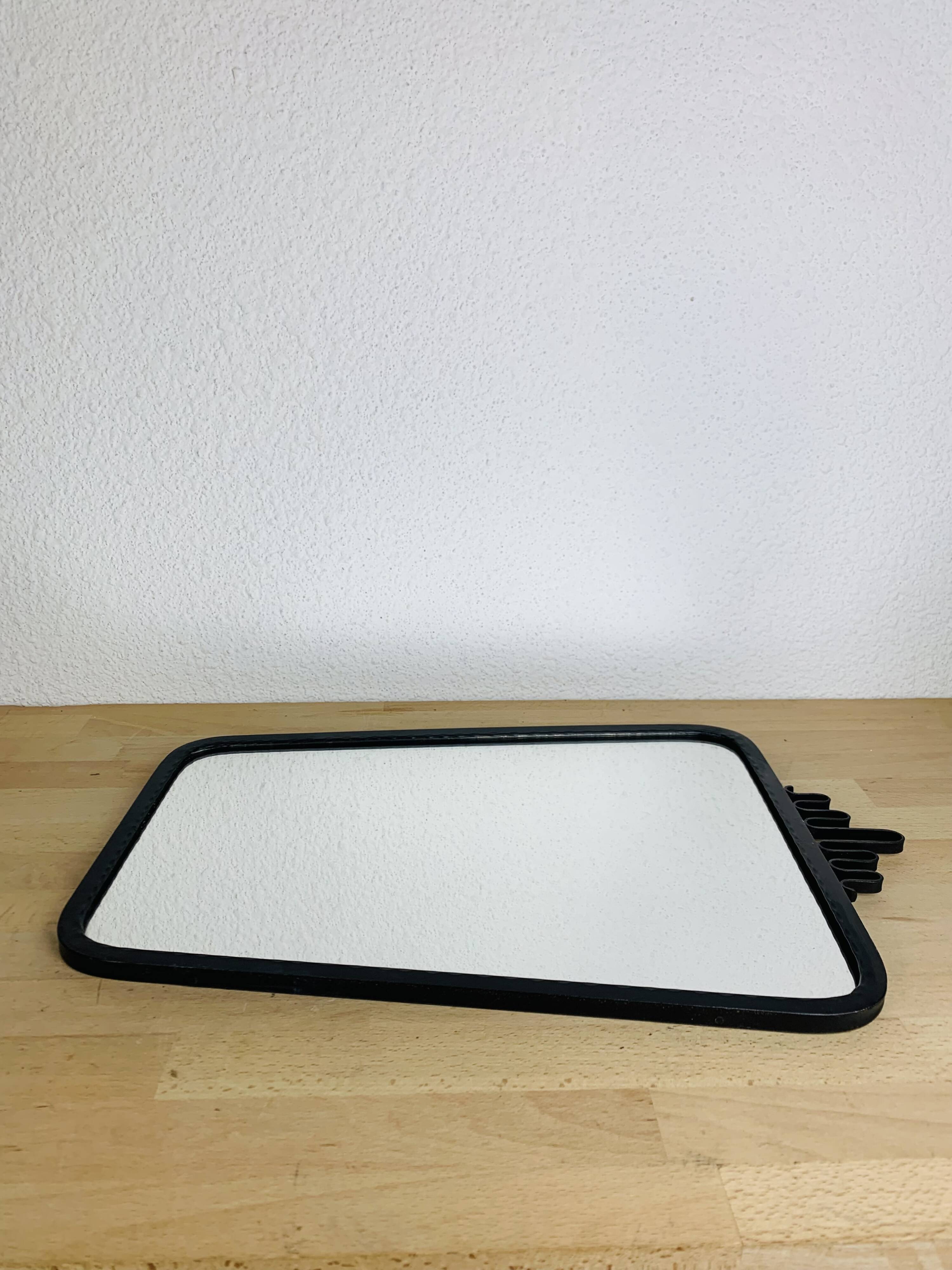 Wrought iron mirror from the 50s