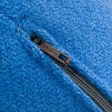 Danish mid century deep blue three seater sofa attr. to Stouby, 1980s.