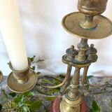 Pair of antique candlesticks