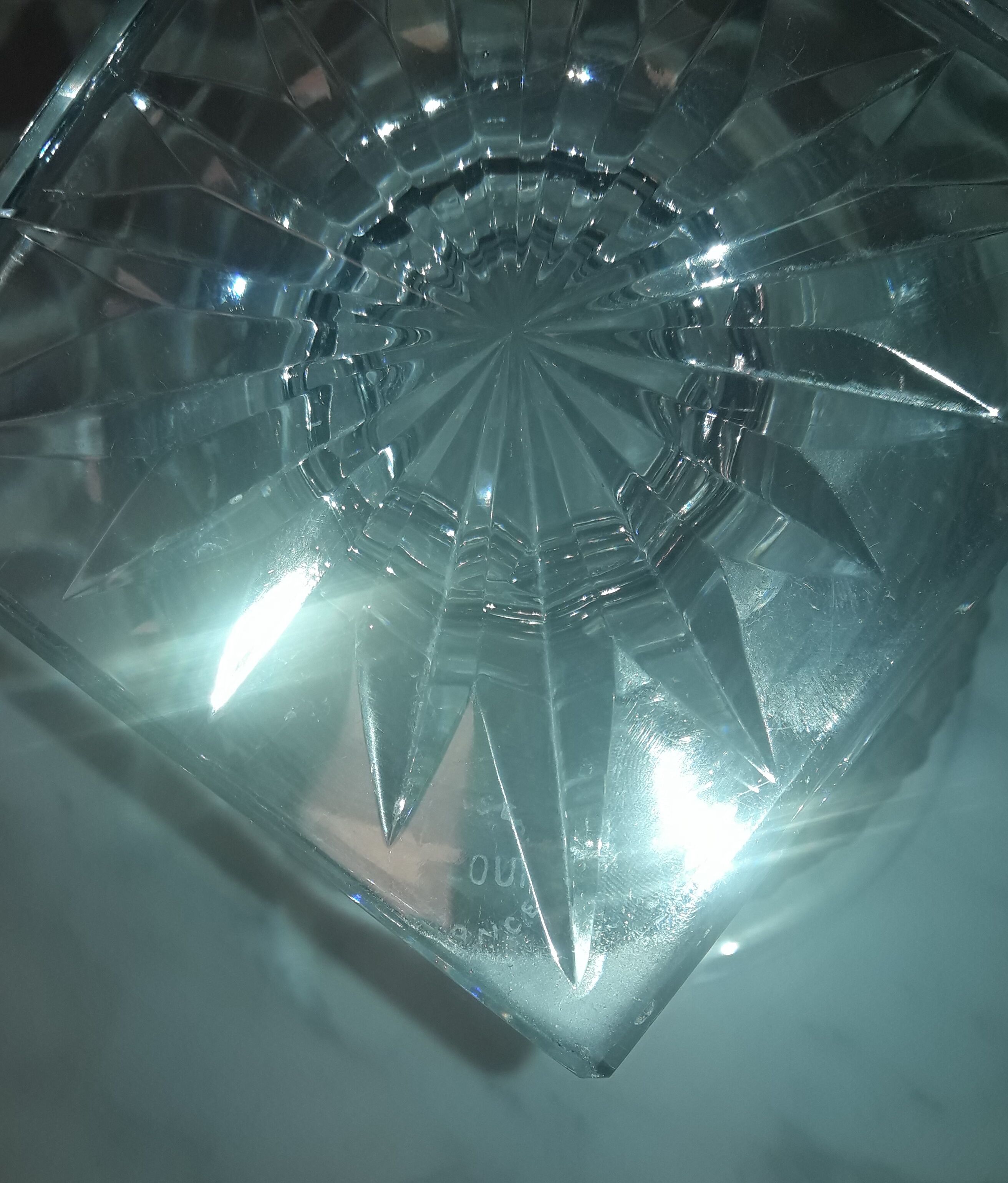 Crystal vase Saint Louis France Versailles