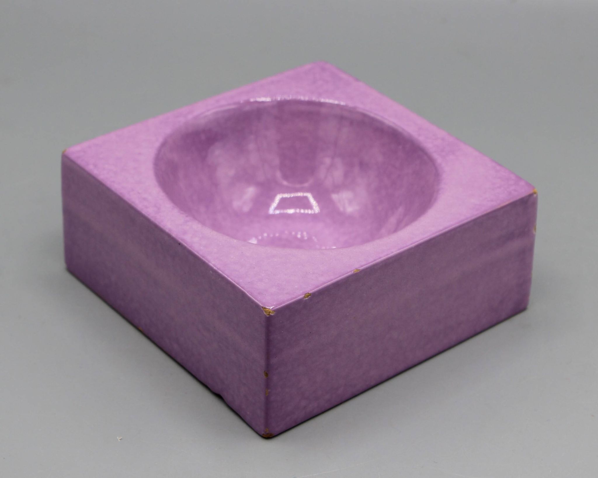 Beautiful ashtray pocket emptying modernist design italy vintage ceramic