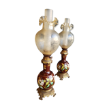 Pair of art nouveau lamps