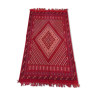 Tapis mergoum rouge tissé à la main en pure laine 152x268cm