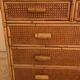 Rattan chest of drawers
