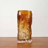 Mid-century modern glass vase by Kai Blomqvist for Kumela, Finland, 1960s.