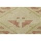 1970s Vintage Turkish Oushak Handmade Wool Cotton Beige Area Rug 153x260