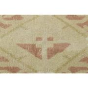 1970s Vintage Turkish Oushak Handmade Wool Cotton Beige Area Rug 153x260