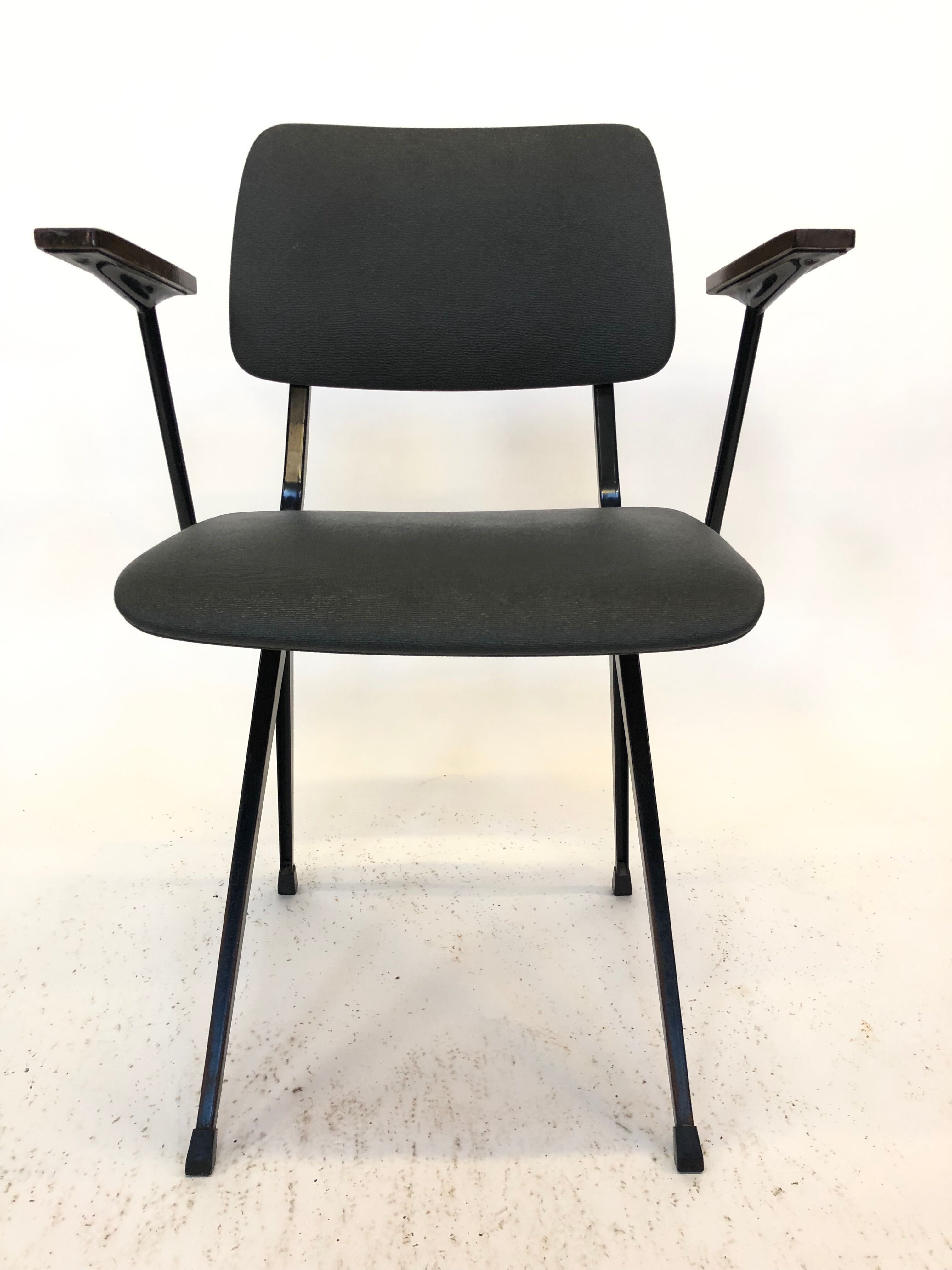 Armrest upholstery in skai industrial chair Marko Holland