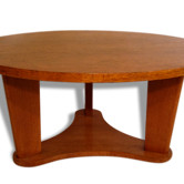 Table basse en chêne - années 1950