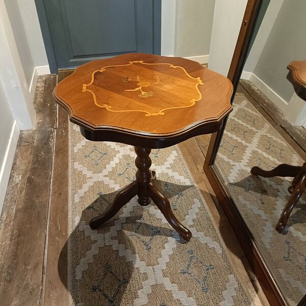 Table, guéridon tripode vintage