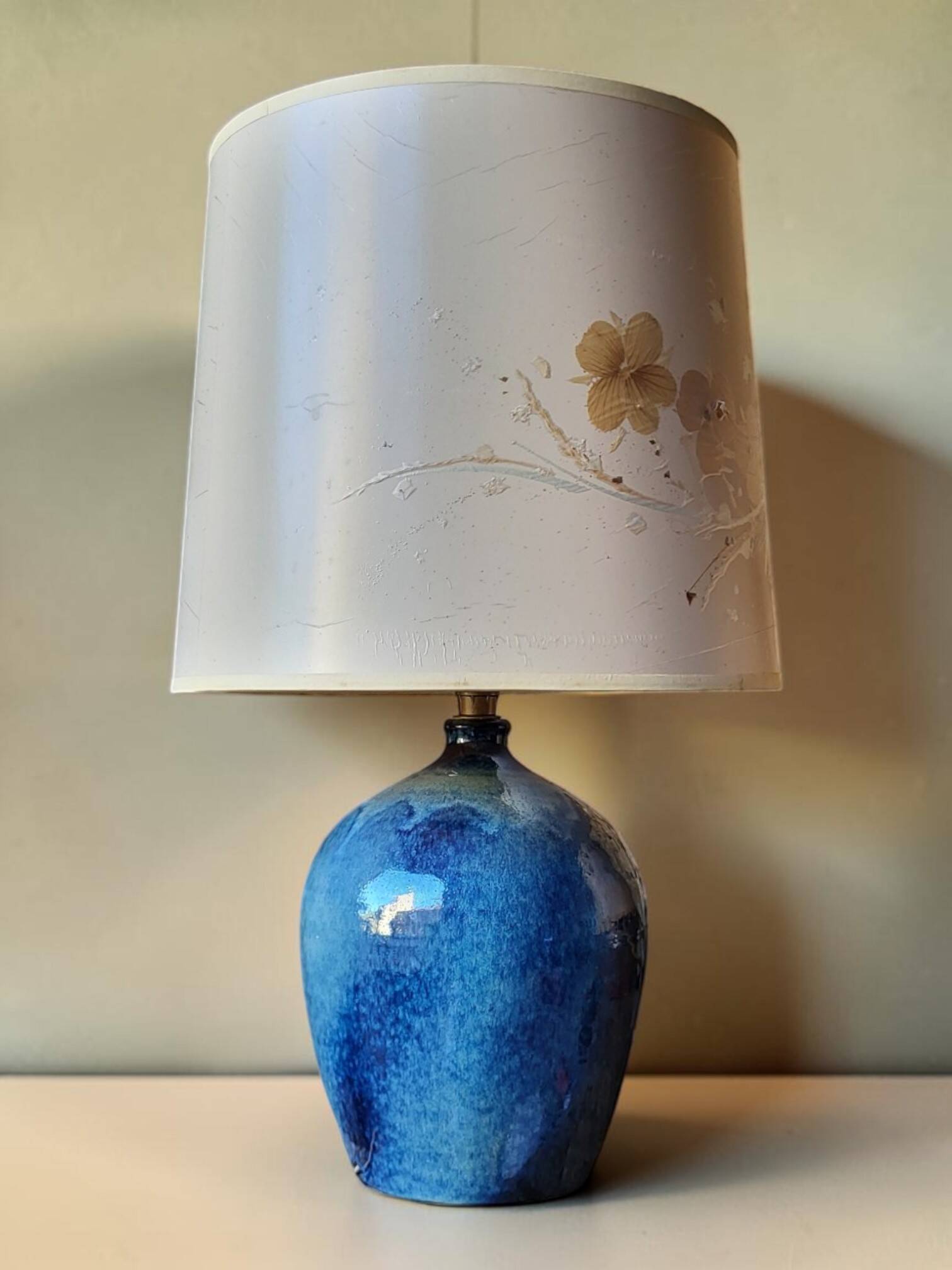 Stoneware lamp D. Avonts La Borne
