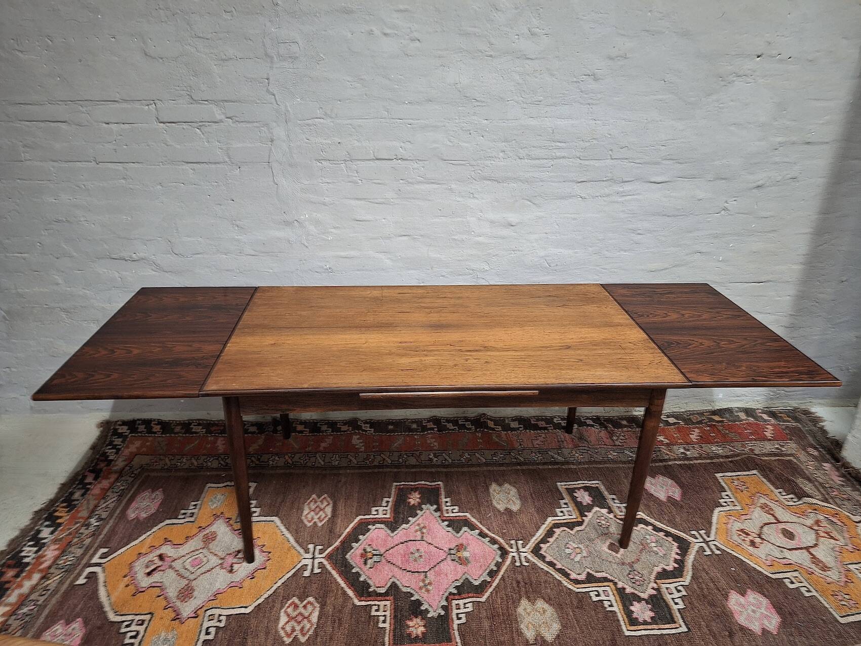 Vemb Mobelfabrik large 10-seater rosewood dining table, Denmark 1960s