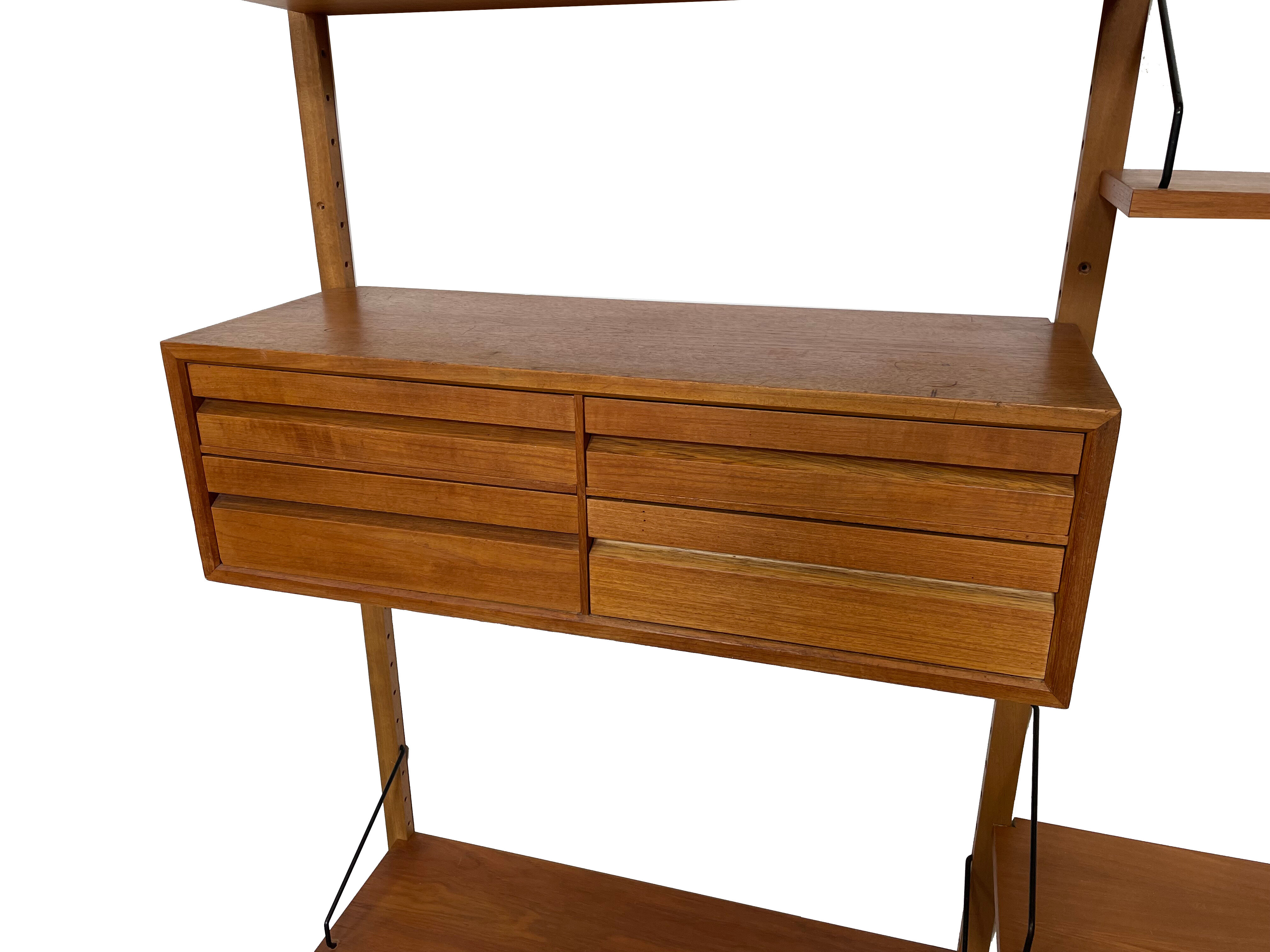 Vintage Poul Cadovius Royal System wall system wall unit