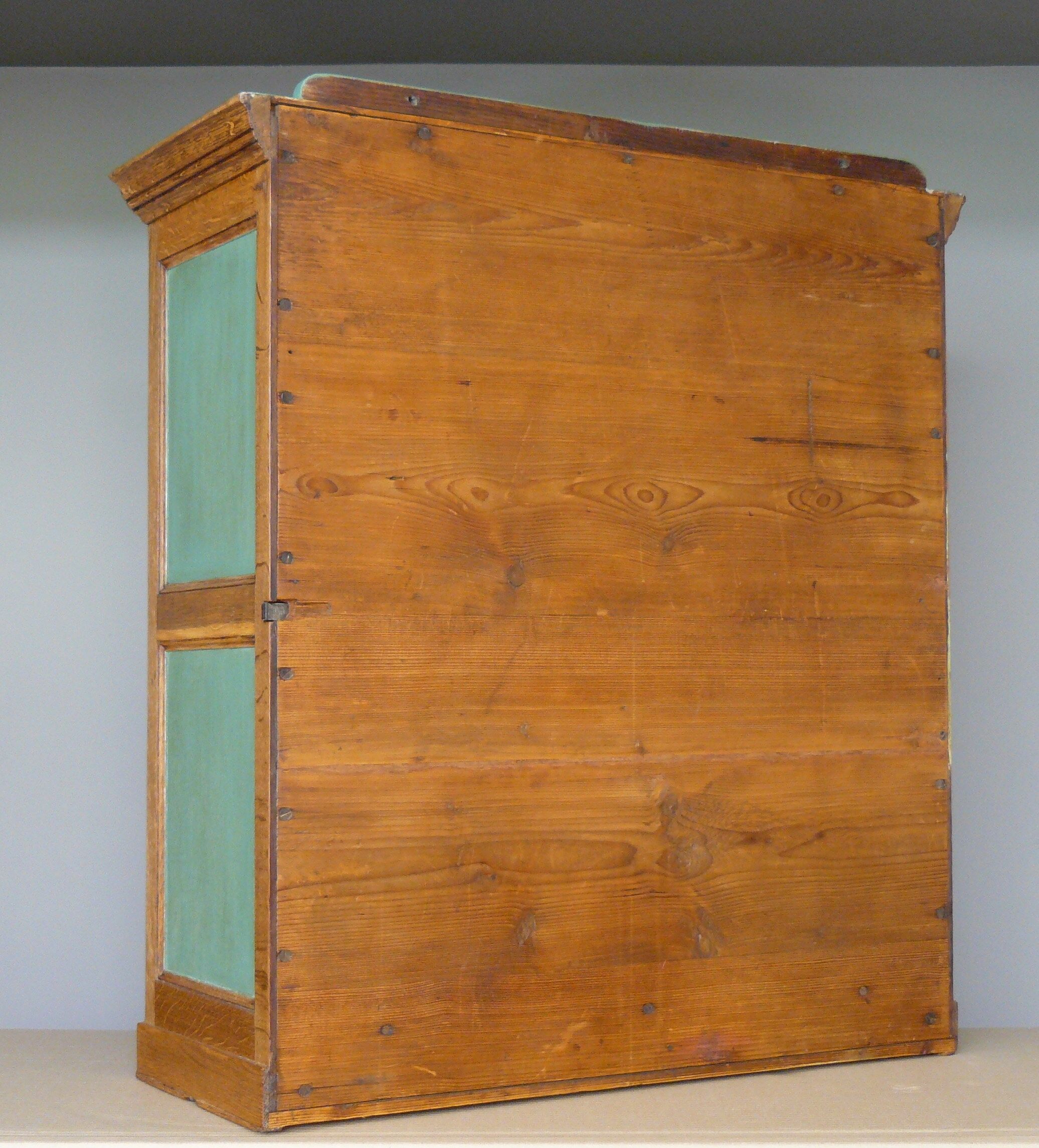 English window painted waxed wood