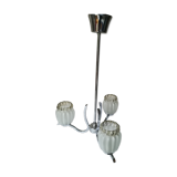 3-arm chrome chandelier