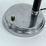 Nickel-plated spherical modernist lamp and Chrome 1930