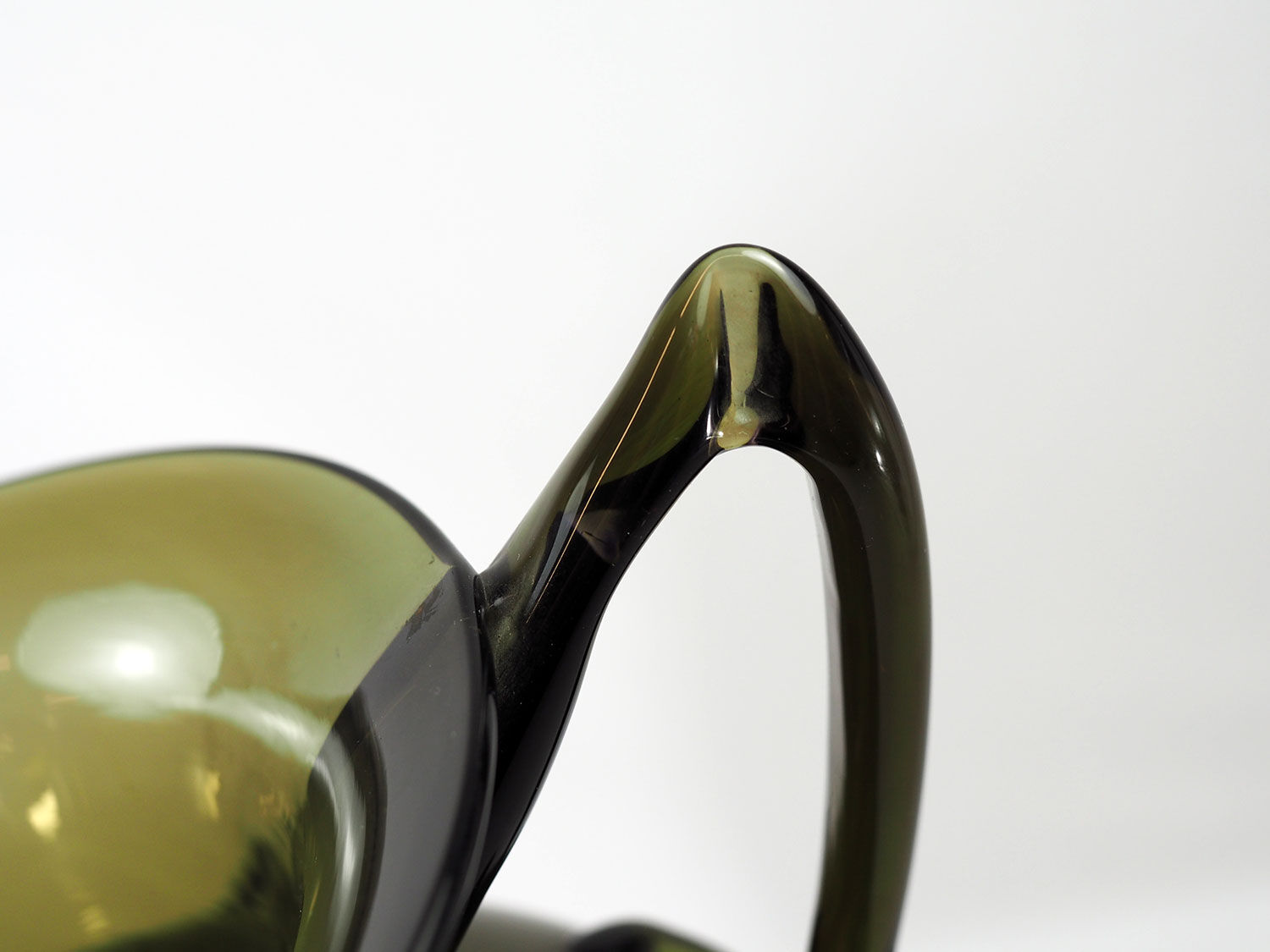 Art deco glass vase by Vittorio Zecchin for Cappellin Venini, 1920s