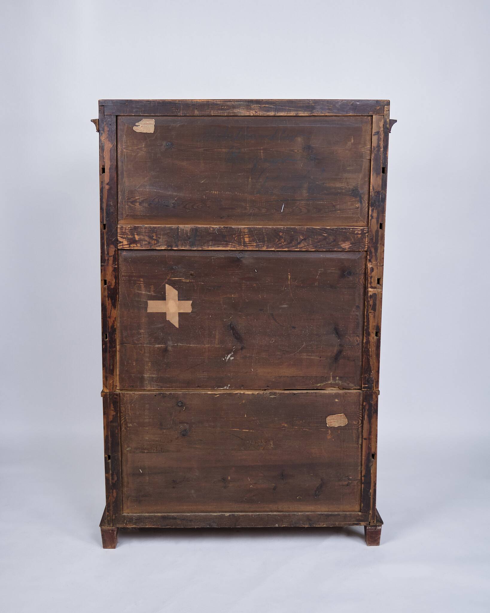 Chest of drawers - antique - mahogany - 7 drawers - 1860s