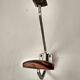 Old coat rack in metal and wood