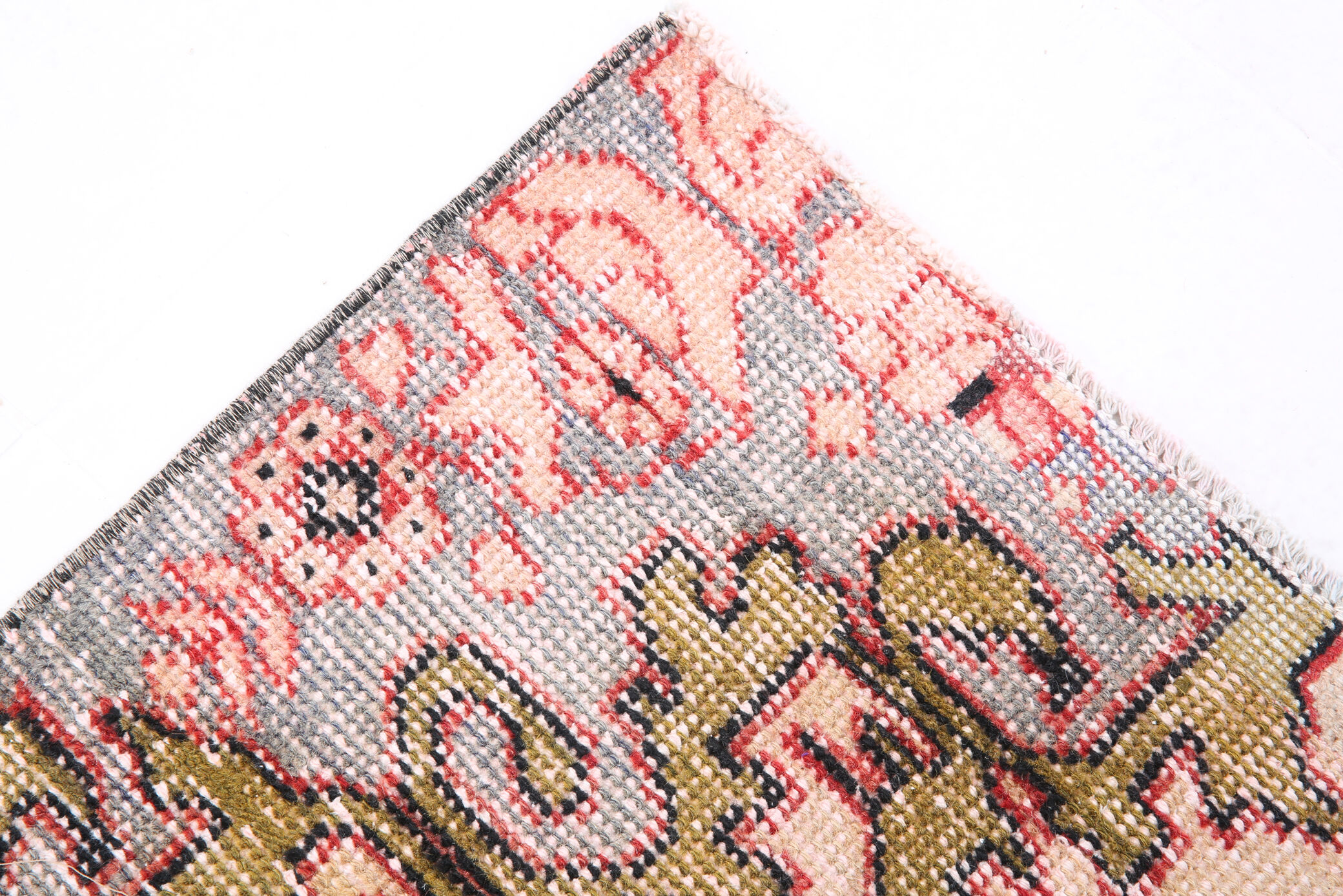 4x6 red turkish vintage rug, 4x6 handmade vintage rug