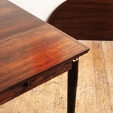 Table à manger extensible vintage en palissandre, modèle 227 par Arne Vodder pour Sibast