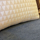 Ercol blue pastel sofa