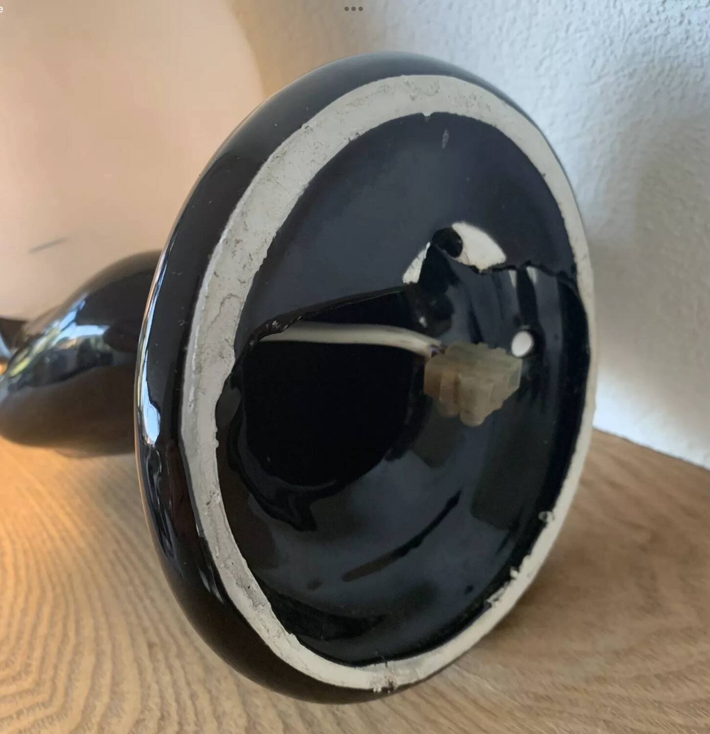Pair of Ceramic Wall Lights or Lamps in the Shape of a Hand