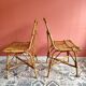 Chaises vintage en rotin