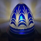 St Louis crystal egg lamp