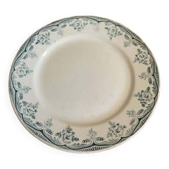 Assiette plate terre de fer Bordeaux dp 1023421