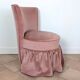 Fauteuil crapaud en velours