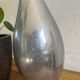 Vase vintage en métal argenté