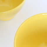 6 yellow bowls Moulin des Loups